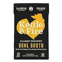 Kettle & Fire, Bone Broth, Chicken, 16.9 Oz