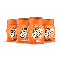 Crush, Orange, Liquid Water Enhancer – New, Better Taste! (4 Bottles, Makes 96 Flavored Water Drinks) – Sugar Free, Zero Calorie