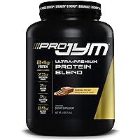 JYM Supplement Science Pro JYM 4lbs Banana Bread Protein Powder | Whey, Milk, Egg White Isolates, & Casein | Muscle Growth, Recovery, for Men & Women