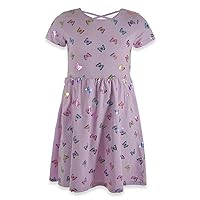 Girls' Butterfly Dress - Lilac, 8