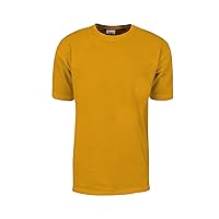 Shaka Wear Men's T Shirt – Max Heavyweight Cotton Short Sleeve Crew Neck Plain Tee Top Tshirts Regular Big Tall Size S-7XL