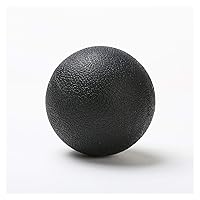 TPE Myofascial Ball Lacrosse Muscles Sports Fitness Yoga Peanut Massage Ball Trigger Point Stress Pain Relief Soft (Color: Black)