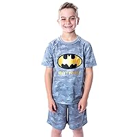 DC Comics Boys' Justice League Digital Camo Batman 2 PC Pajama Set