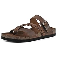 WHITE MOUNTAIN Women's Hazy Signature Comfort Molded Braided Strappy Footbed Sandal