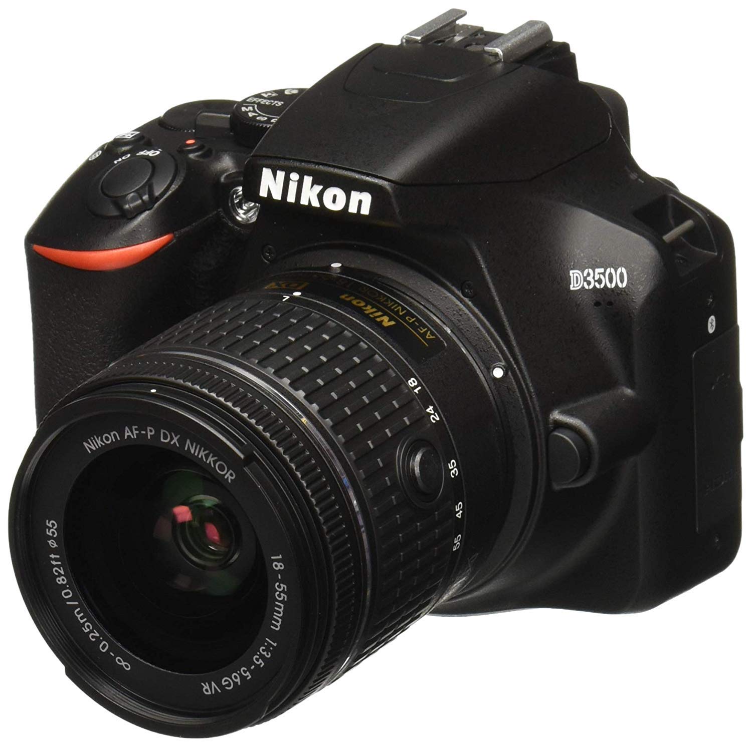 D3500 W/AF-P DX NIKKOR 18-55mm f/3.5-5.6G VR Black - Essential Accessories Bundle