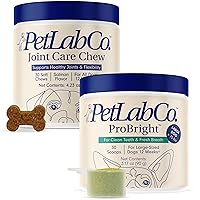PetLab Co. – Breath & Joint Bundle: Dental Powder for an Effortless Clean in 1 Scoop for Large Dogs & Joint Care Chews for Dogs Supporting Mobility & Occasional Joint Stiffness