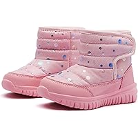 HOBIBEAR Boys Girls Toddler Snow Boots Waterproof Slip Resistant Outdoor Winter Shoes(Toddler/Little Kids/Big Kids)