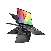 VivoBook Flip 14 Thin and Light 2-in-1 Laptop, 14” FHD Touch, 11th Gen Intel Core i3-1115G4, 4GB RAM, 128GB SSD, Thunderbolt 4, Fingerprint, Windows 10 Home in S Mode, Indie Black, TP470EA-AS34T
