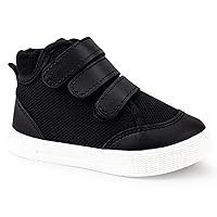 Baby Walking Shoes High-Top Boy Sneakers Lightweight Non Slip Toddler Shoes for 6 9 12 18 24 Months