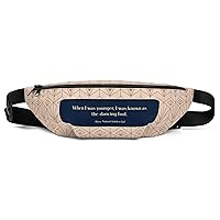 Golden Girl Betty White as Rose Nyulnd Art Deco Fanny Pack. Pink Fanny Pack for Women., S/M
