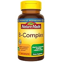 B-Complex with Vitamin C Caplets, 100 Count (Pack of 3)