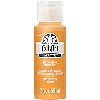 FolkArt Acrylic Paint in Assorted Colors (2 oz), 627, Tangerine