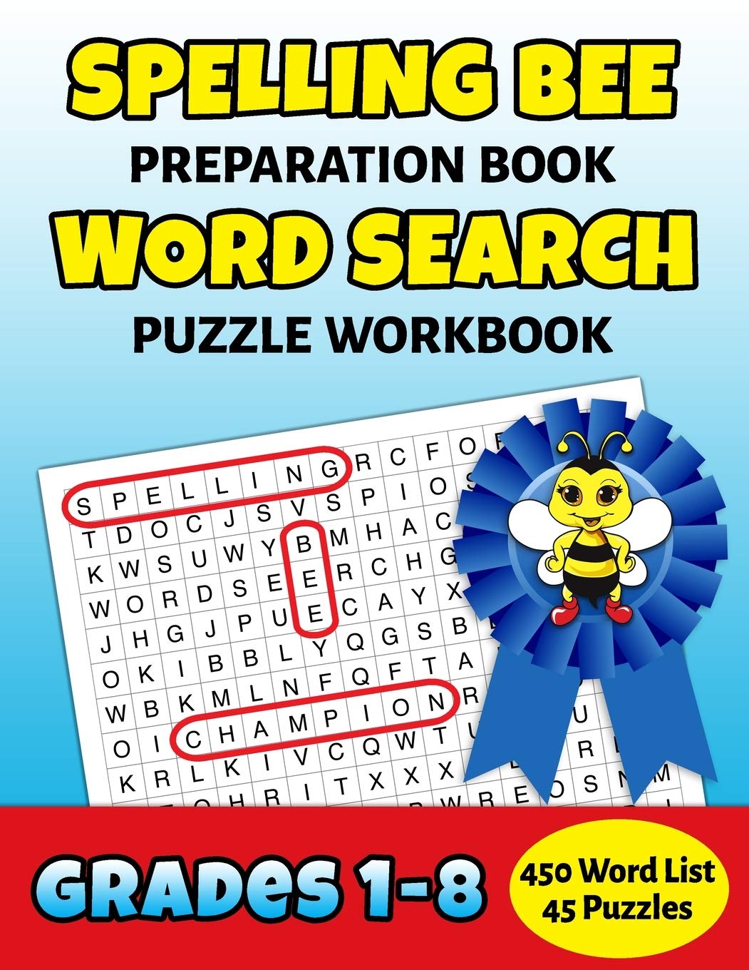 Mua Spelling Bee Preparation Book Word Search Puzzle Workbook Grades 1