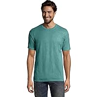 Men's 5.5 oz., 100% Ringspun Cotton Garment-Dyed T-Shirt 2XL SPANISH MOSS