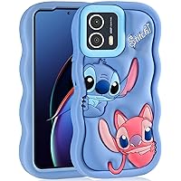 oqpa for Moto G 5G 2023 Case Cute Cartoon 3D Character Design Girly Cases for Girls Boys Women Teens Kawaii Unique Fun Cool Funny Silicone Soft Cover for Motorola G 5G 2023 6.5