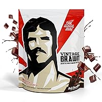 Vintage Brawn – Muscle-Building Protein Powder Isolate for Men & Women – Post-Workout & Anytime Recovery Drink – Premium Protein Isolate Sources: Egg, Milk, Beef – Rich Chocolate Flavor - 2.1 Lbs.