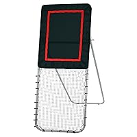 VEVOR Folding Lacrosse Rebounder for Backyard, Volleyball Bounce Back Net, Pitchback Throwback Baseball Softball Return Training Screen, Adjustable Angle Shooting Practice Training Wall