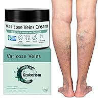 Varicose Veins Treatment for Legs - Healing Natural Oils Formula, Anti Varicose Vein Soothing Leg Cream, Varicose Veins Treatment for Legs（1.76 fl oz ）