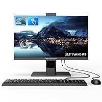 All-in-One Desktop Computer Core i7（Up to 3.8GHz, 8GB RAM 512GB SSD,23.8 Inches FHD,All in One Touch Screen Computer Pop-up Webcam, Wired KB & Mouse,WiFi, Blutooth, Foldable Design