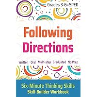 Following Directions (Grades 3-6 + SPED): Six-Minute Thinking Skills