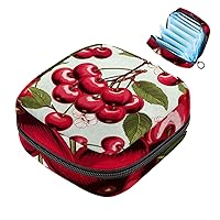 Makeup Bag Cherry Cosmetic Bag Makeup Pouch Travel Toiletry Bag Organizer Storage Bag for Women Girls