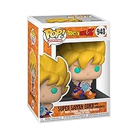 Funko POP Animation: Dragon Ball Z - SS Goku with Kamehameha Wave Multicolor, 3.75 inches