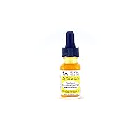 Dr. Ph. Martin's Radiant Concentrated Water Color (1A) Watercolor Bottle, 0.5 oz, Lemon Yellow, 1 Bottle