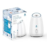Pursonic White Facial Steamer - Face Steamer for Facial Deep Cleaning Tighten Skin - Daily Hydration for Unclogging Pores & Moisturizing Skin