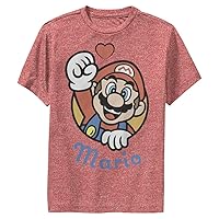 Nintendo Kids Heart Mario Youth Pullover Hoodie