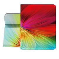 Berkin Arts iPad 7/8/9th Generation Case/iPad Air 3rd Generation Case (10.5 Inch) Case 2019/2020/2021 Folio Case Premium Leather Cover Color Field Rainbow Scheme Iridescent Playful