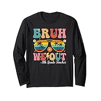 Bruh We Out 10th Grade Teacher Last Day Of School Long Sleeve T-Shirt