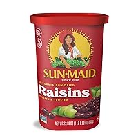 Sun-Maid California Raisins Canister, 22.58 OZ ( Pack of 2)