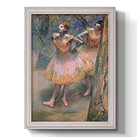 Renditions Gallery Canvas Wall Art White Framed Artwork Ballet Ballerina Dancers Decorations Paintings & Prints for Bedroom Dining Living Room Office Home Kitchen Wall Hanging Decor - 23