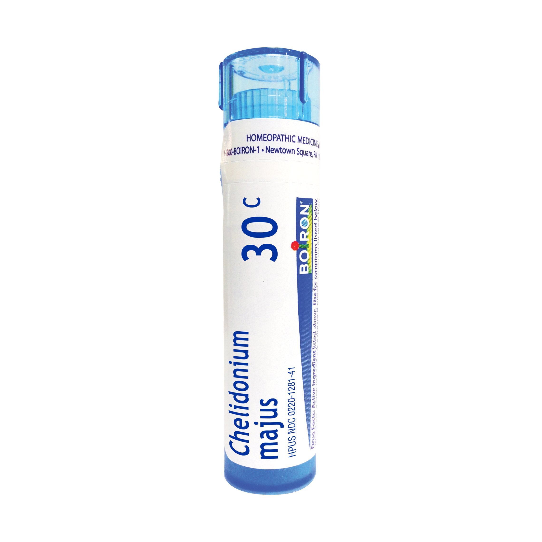 Boiron Chelidonium Majus 30C, 80 Pellets, Homeopathic Medicine for Indigestion and Nausea