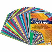Creativity Street Specialty Craft Paper P0057650, 25 Assorted Colors, 12