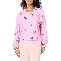 PJ Salvage Women's Loungewear Rescues are My Favorite Breed Long Sleeve Top