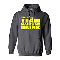 This Team Makes Me Drink Minnesota Funny DT Sweatshirt Hoodie