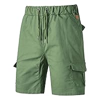 Short Pants for Men Cargo Shorts Classic Fit Casual Outdoor Work Shorts Multi-Pocket Hiking Joggers Tactical Shorts