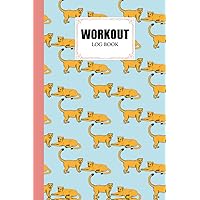 Workout Log Book: 121 Pages, Size 6