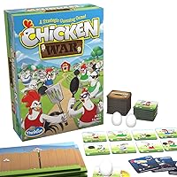 Think Fun ThinkFun Chicken War Game - A Strategic Board Game with a Fun Theme and Hilarious Artwork, Perfect for Game Nights
