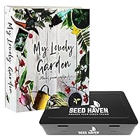 Gardening Starter Kit with Binder & Seed Storage Box