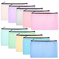 20 Pieces Cosmetic Bag for Women, Roomy Makeup Bags with Zipper Toiletry Bag Pouch Travel Packing Accessory Organizer Gifts, 7 x 4.3 Inches (Trendy)