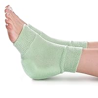 Medline Knit Elastic Heel/Elbow Protectors, One Size, Green