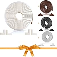 Furniture Edge and Corner Guards | 60 ft Bumper 16 Adhesive Childsafe Corners | Baby Child Proofing Set