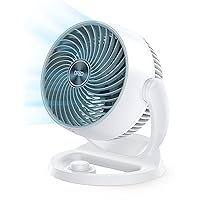 Dreo Fans for Home Bedroom, Table Air Circulator Fan for Whole Room, 12 Inch, 70ft Strong Airflow, 120° adjustable tilt, 28db Low Noise, Quiet, 3 Speeds, 2023 New Desk Fan for Office, Kitchen, Home