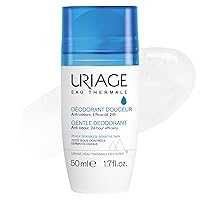 URIAGE Aluminum-Free Deodorant 24hr 1.7 fl.oz. | Gentle Roll-On Protection for Excessive Armpit Sweat | Men and Women | Combats Odor and Provides a Fresh, Clean Feeling for 24hr