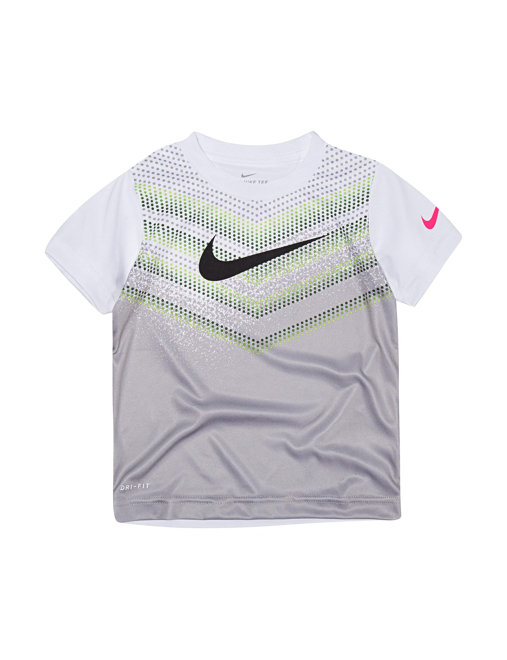 Nike Little Boys Dri-FIT Swoosh Spray Chevron Graphic T-Shirt