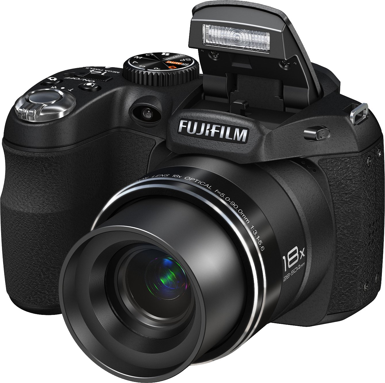 Fujifilm FinePix S2950 14 MP Digital Camera with Fujinon 18x Wide Angle Optical Zoom Lens and 3-Inch LCD