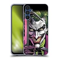 Head Case Designs Officially Licensed Batman DC Comics The Clown Three Jokers Soft Gel Case Compatible with Samsung Galaxy A15