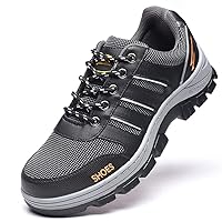 Breathable Women Men Work Steel Toe Boots Comp Safety Shoes